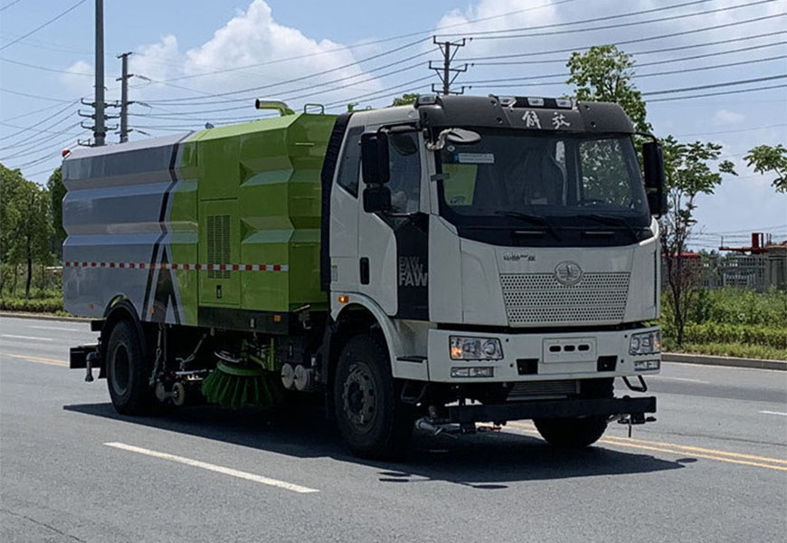 一汽解放J6道路多功能洗扫车（16吨）图片