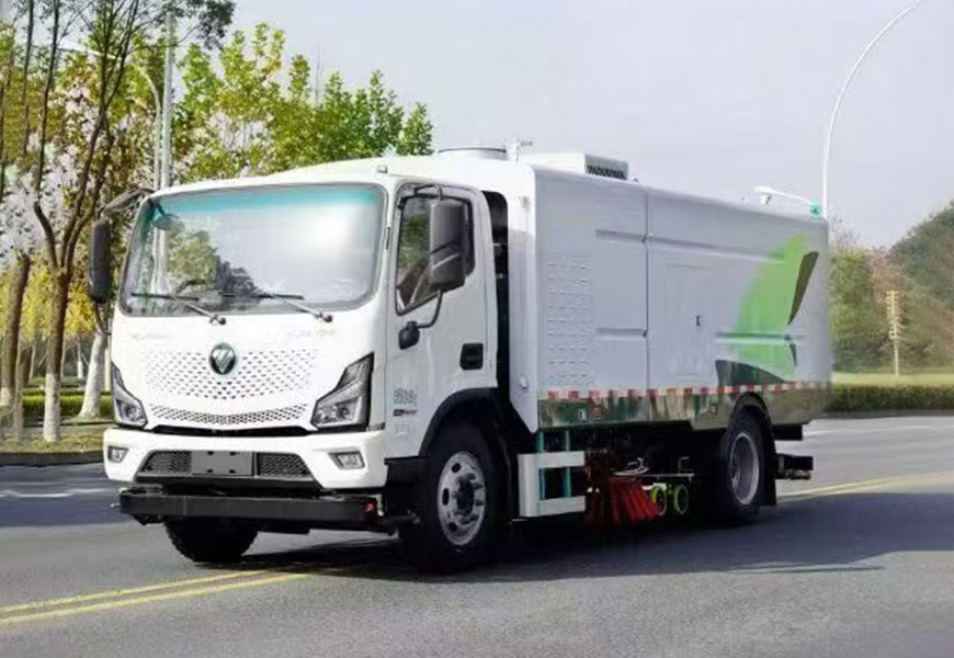 程力牌福田12吨新能源纯电动洗扫车