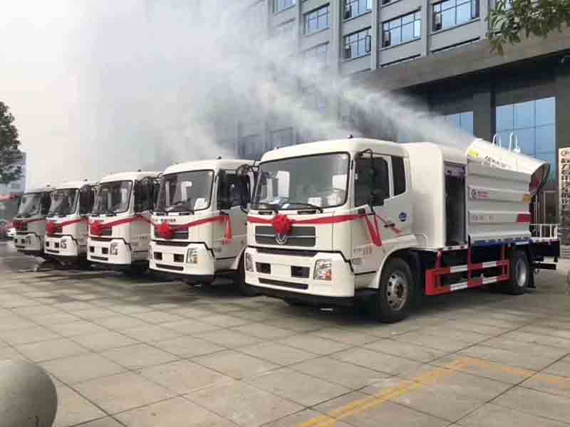 河南省政府采购程力抑尘车项目展示